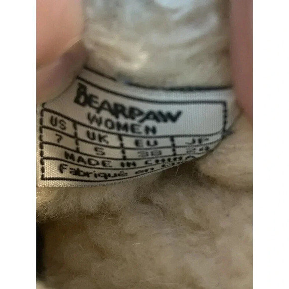 Bearpaw 1955W Phylly Mid Calf Boots in Hickory Suede Womens Size 7 Back Laces - Picture 14 of 15